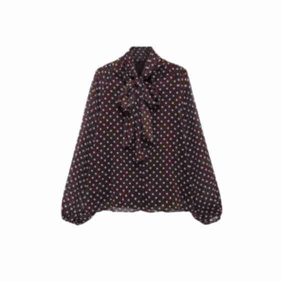 Theano Polka Dot Blouse