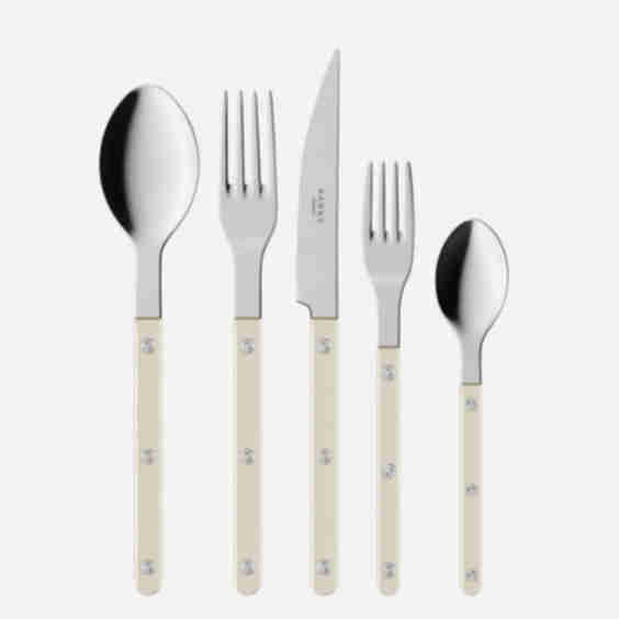 Bistrot Shiny Pearly 5 Pieces Cutlery Set