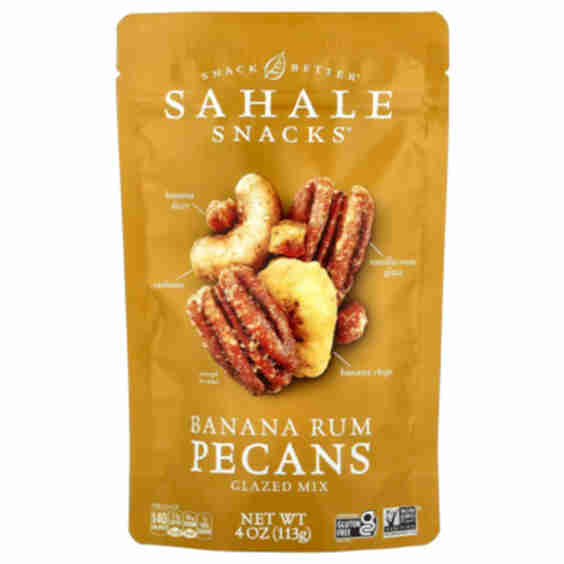 Glazed Mix Banana Rum Pecans 4 oz 113 g