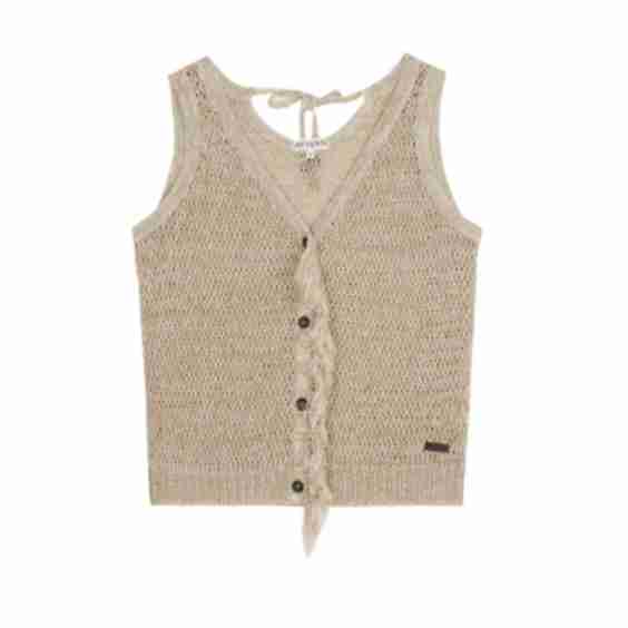 Crochet Raw Edge Vest