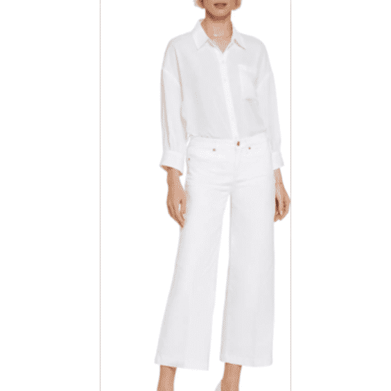 Teresa Wide Leg Ankle Jeans
