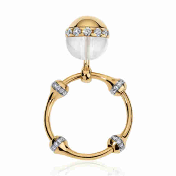 Lith Sphere Drop Ring