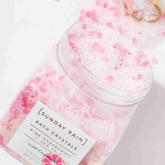 Pink Grapefruit & Sea Salt Bath Crystals