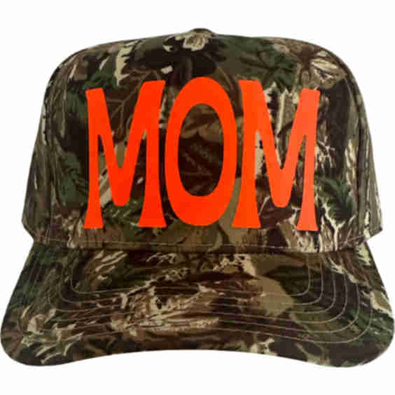 Mom Neon Printed Hat