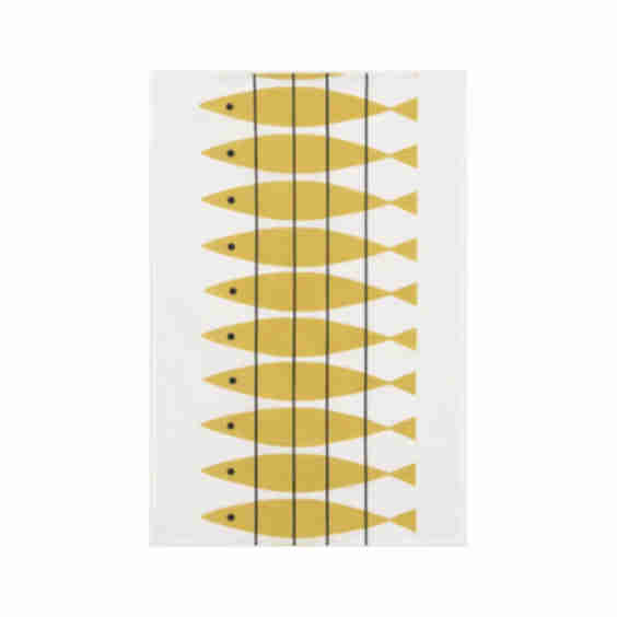 Sill, Tea Towel, Ochre