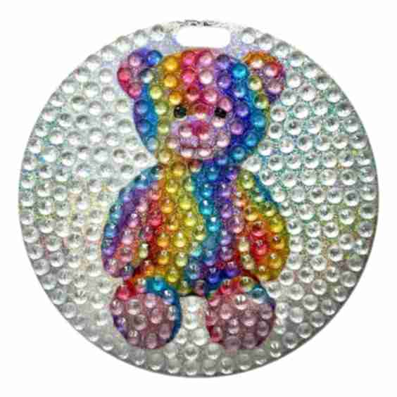 Pastel Bear Bag Tag