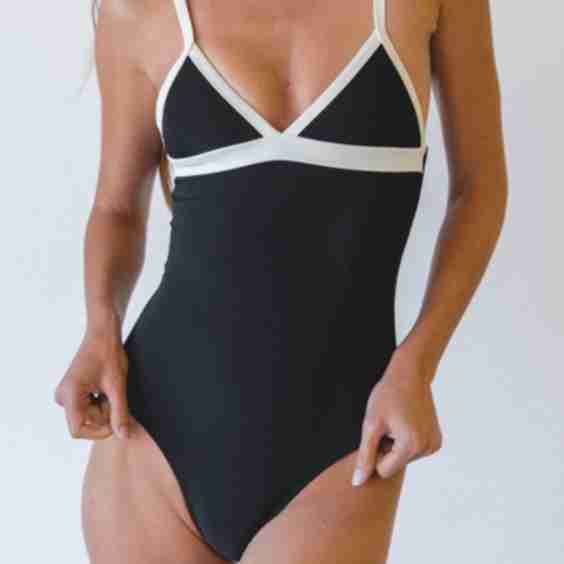 Shape-Enhancing Laguna High-Leg One Piece