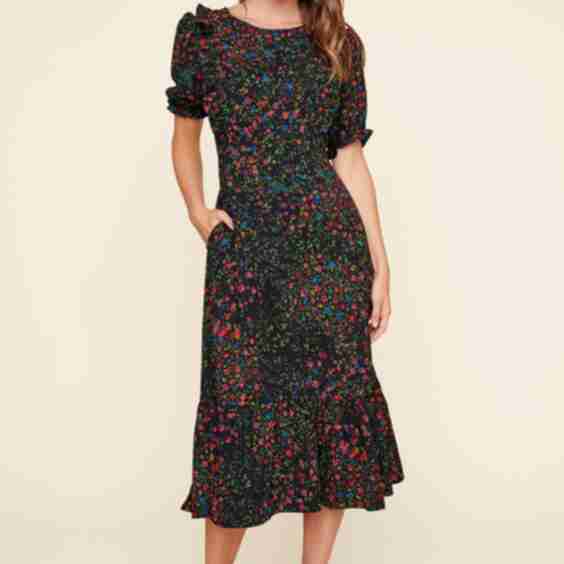 Garden State of Mind Open Back Midi Dress
