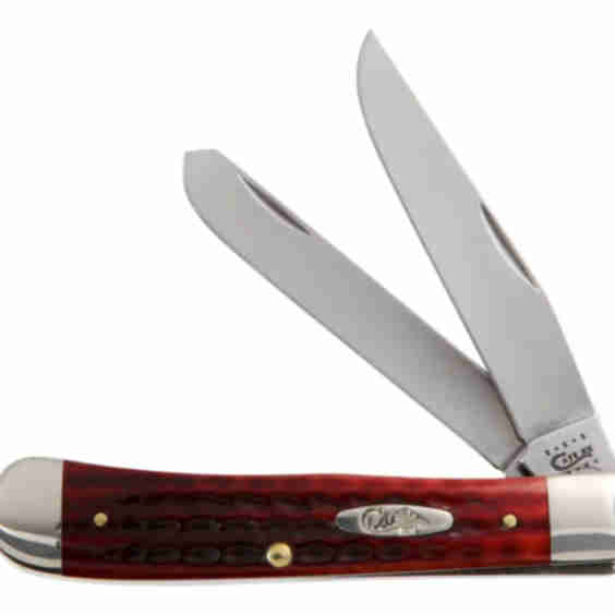   Red Bone Pocket Knife - Trapper