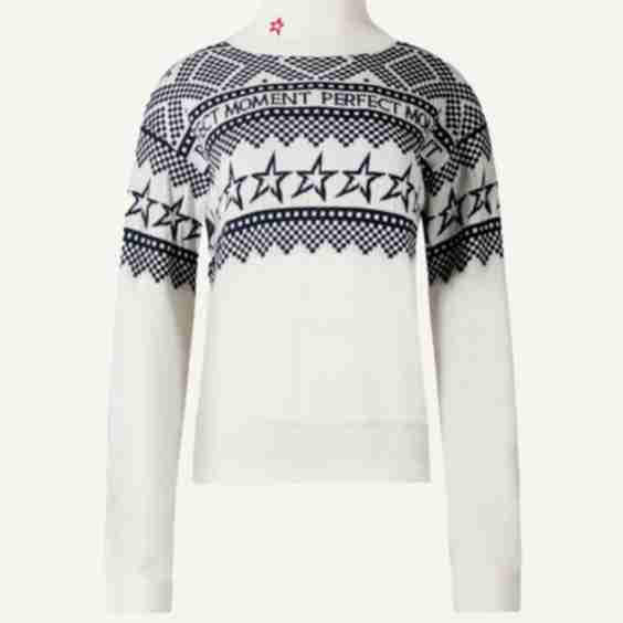 Intarsia-Knit Merino Wool Turtleneck Sweater