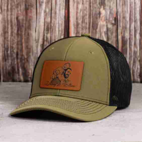 Custom Photo Sketch Line Art Personalized Cap