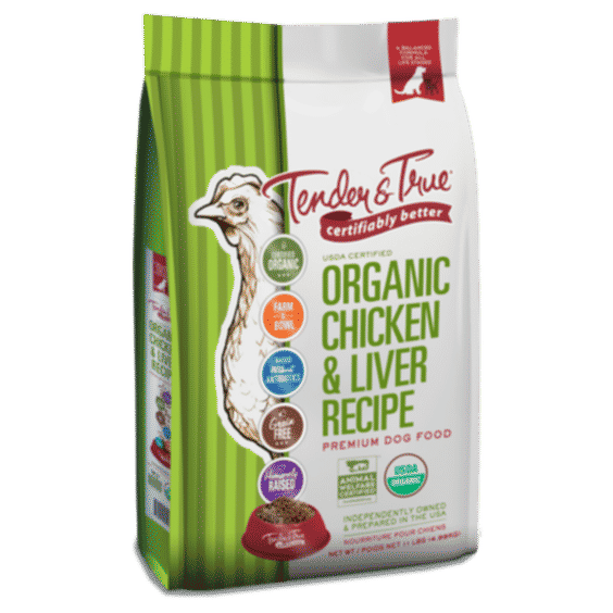 Organic Chicken & Liver Recipe Dry Dog Food
