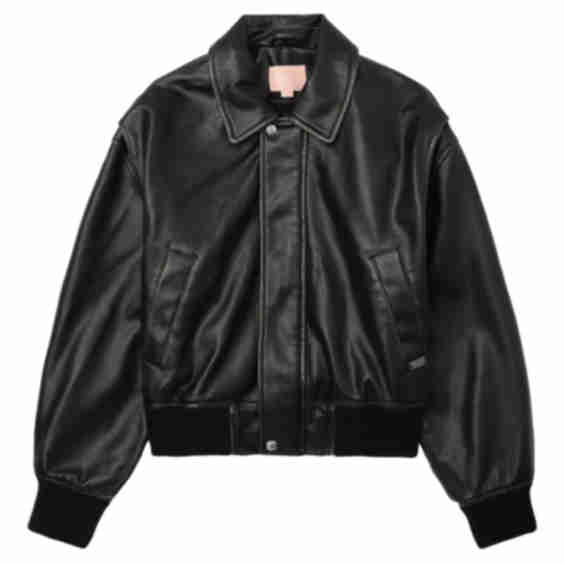 Ribbed Trim Jacket