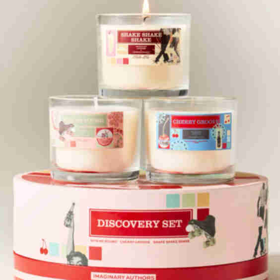 Imaginary Authors x Anthropologie Candle Discovery Set