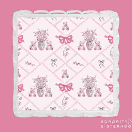 Alpha Phi Acrylic Scalloped Tray