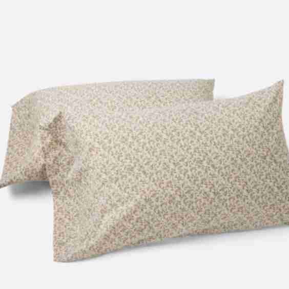 Organic Print Percale Pillowcases