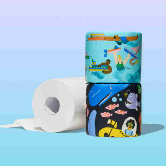 100% Bamboo Toilet Paper