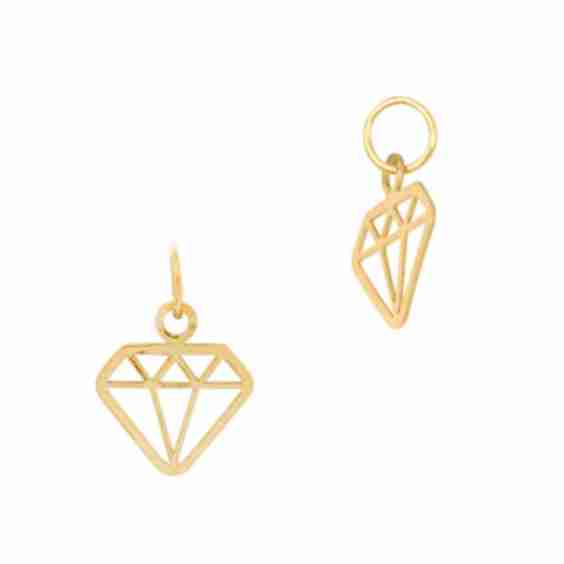 Diamond Gem Charm