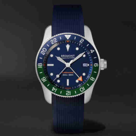 The Supermarine S302 Jet Automatic GMT 40mm Stainless Steel and Rubber Watch