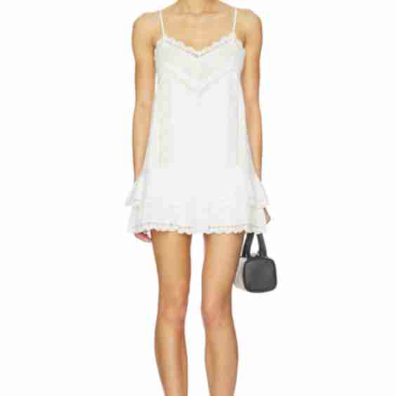 Lace Detail Mini Dress