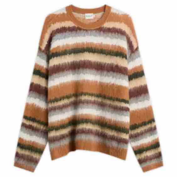 Alpaca Brushed Stripe Jumper