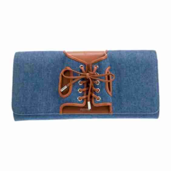  Denim Clutch