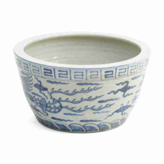 12in Ming Dragon Bowl