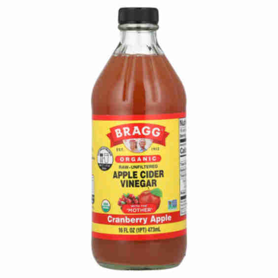 Organic Apple Cider Vinegar, Cranberry Apple, 16 fl oz (473 ml)