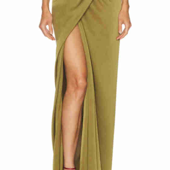 Draped Long Skirt