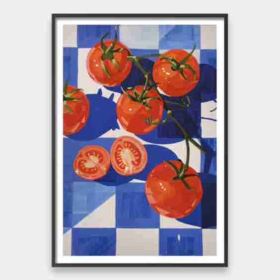 Andy Okay x Shared Impact Fund Tomatoes in Blue