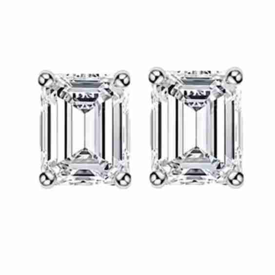 Emerald Stud Earrings