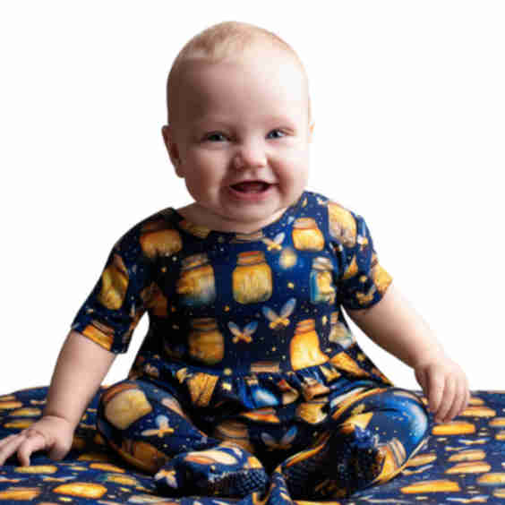 Reversible Opening Ready Set Romper Twirl In Firefly