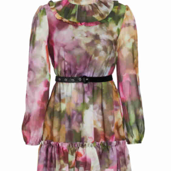Alex Floral Belted Minidress