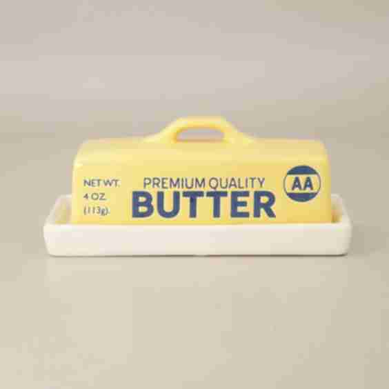 Butter Shaped Butter Dish