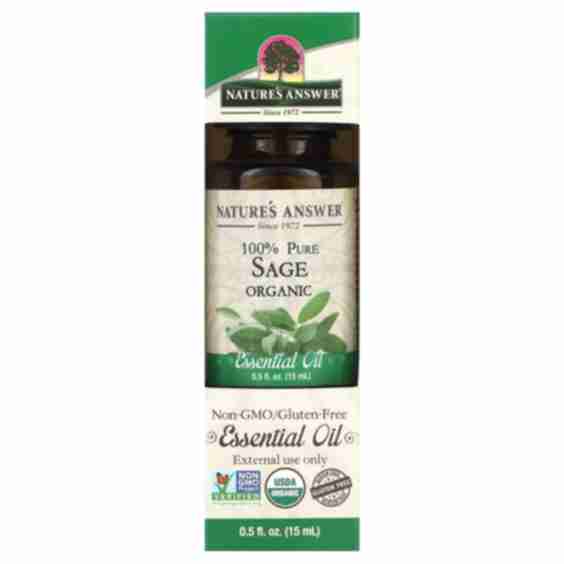 100 Pure Organic Essential Oil Sage