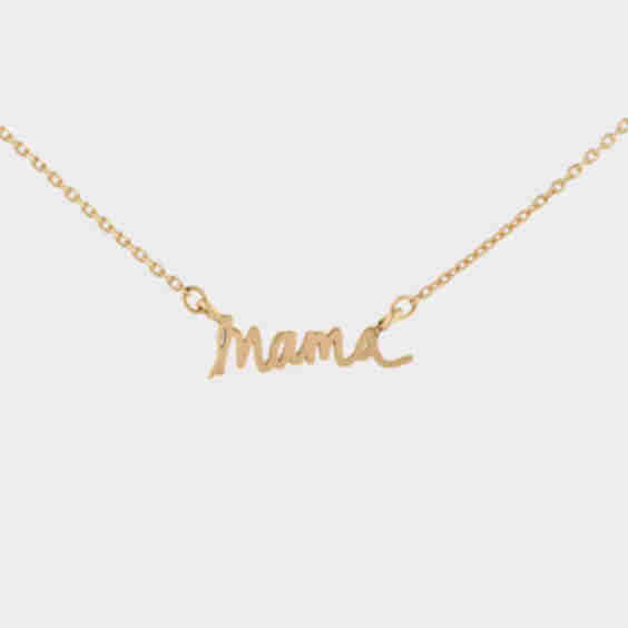 Handwritten Mama Necklace