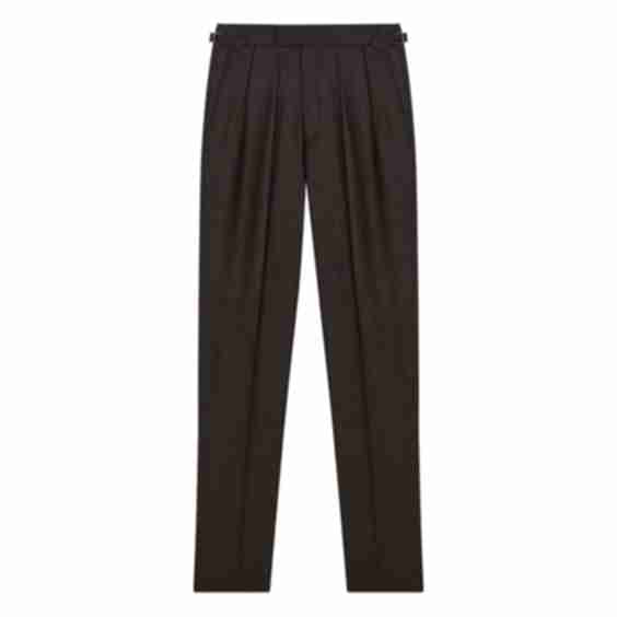 Grant Wool Flannel Trousers