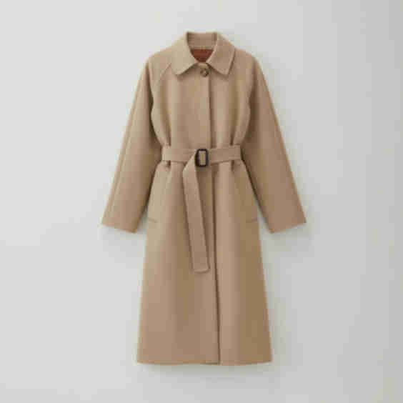 Alice Coat Cotton Silk Double-Face