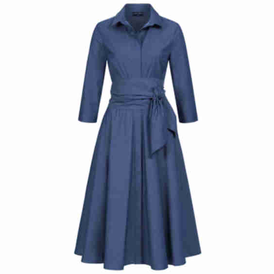 Shirtdress with Tie Belt
