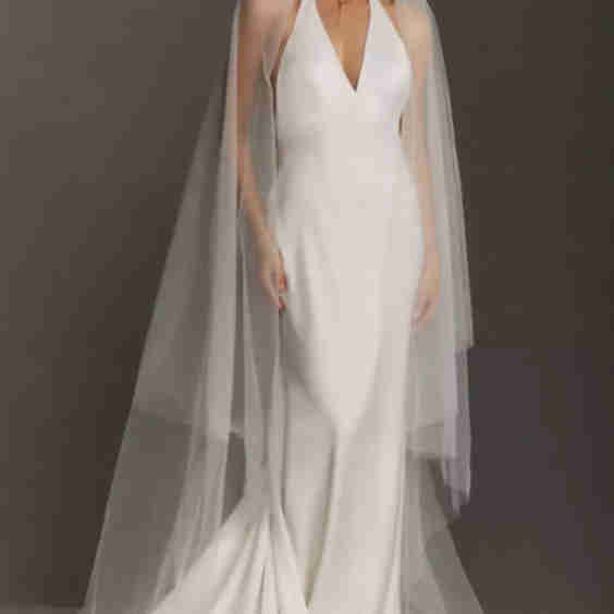 Clean Cathedral Blusher Veil