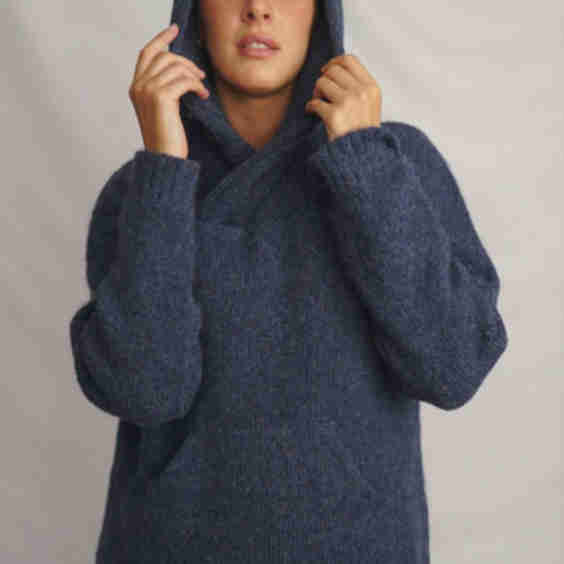 Briana Alpaca Hoodie Pullover