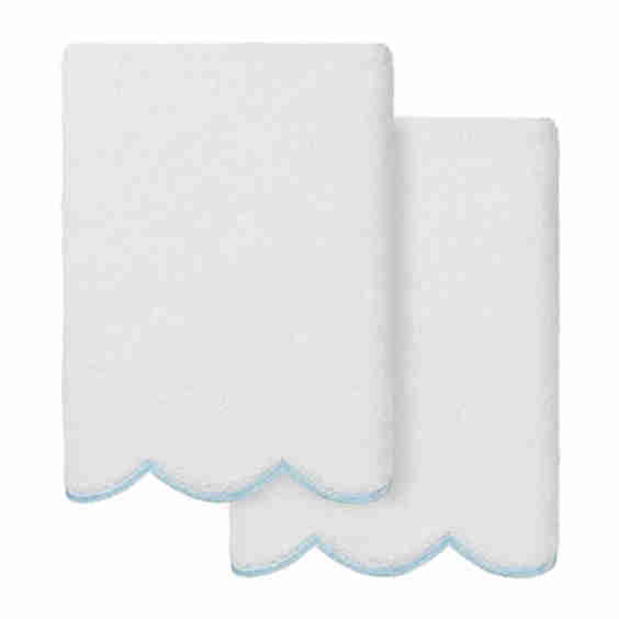Linum Home Textiles Adornia Scallop 2-pc. Hand Towel
