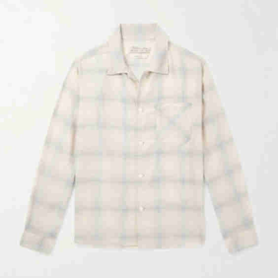 Viera Checked Wool-blend Flannel Shirt