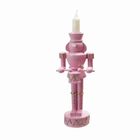 Nutcracker Shaped Taper Candle Holder