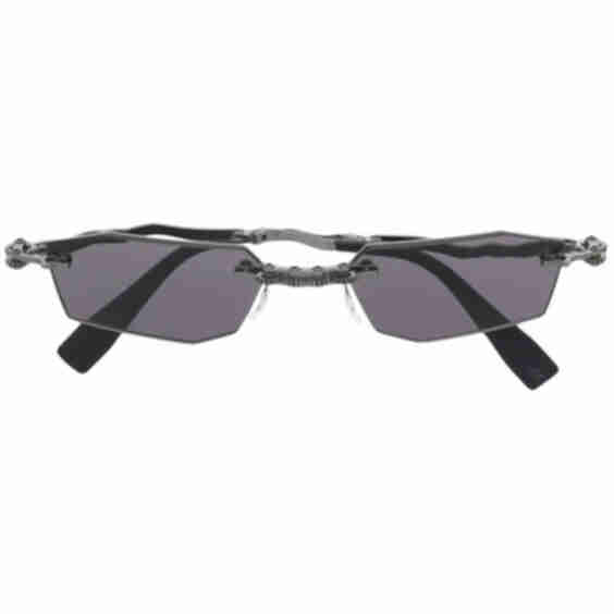 H40 Rectangle-Frame Sunglasses