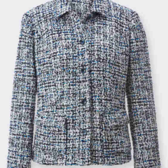 Bouclé Blazer with Glaze
