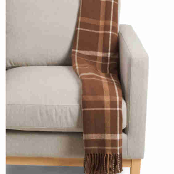 Plaid Throw