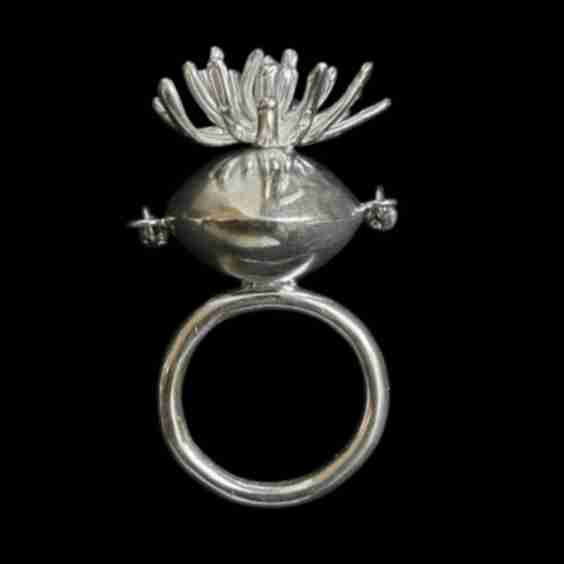 Dandelion Sterling Silver Ring