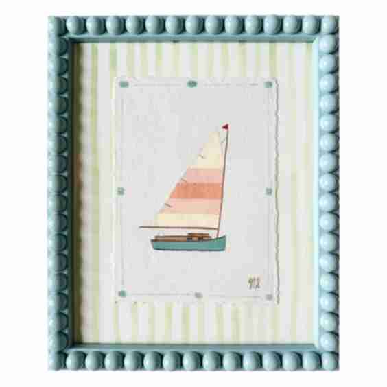 Salmon Stripe Catboat