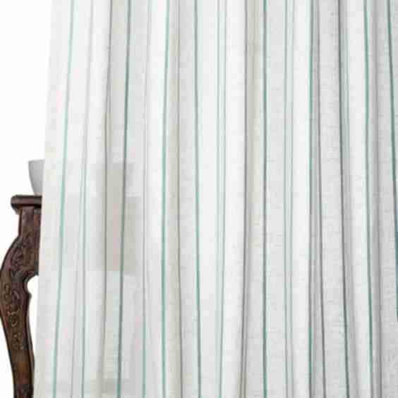 Atrina Striped Sheer Window Drapes